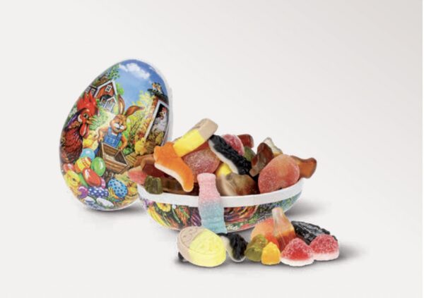 PÅSKEEGG 12 CM SMÅGODT