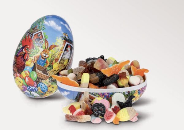 PÅSKEEGG 18 CM SMÅGODT