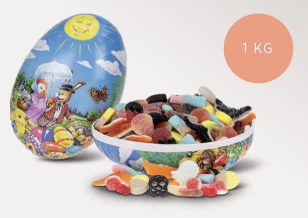 PÅSKEEGG 23 CM SMÅGODT