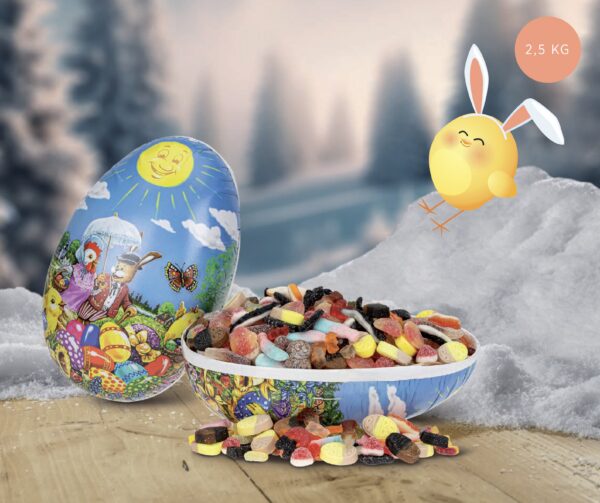 PÅSKEEGG 30 CM SMÅGODT