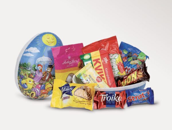 PÅSKEEGG 18 CM MERKEVARER